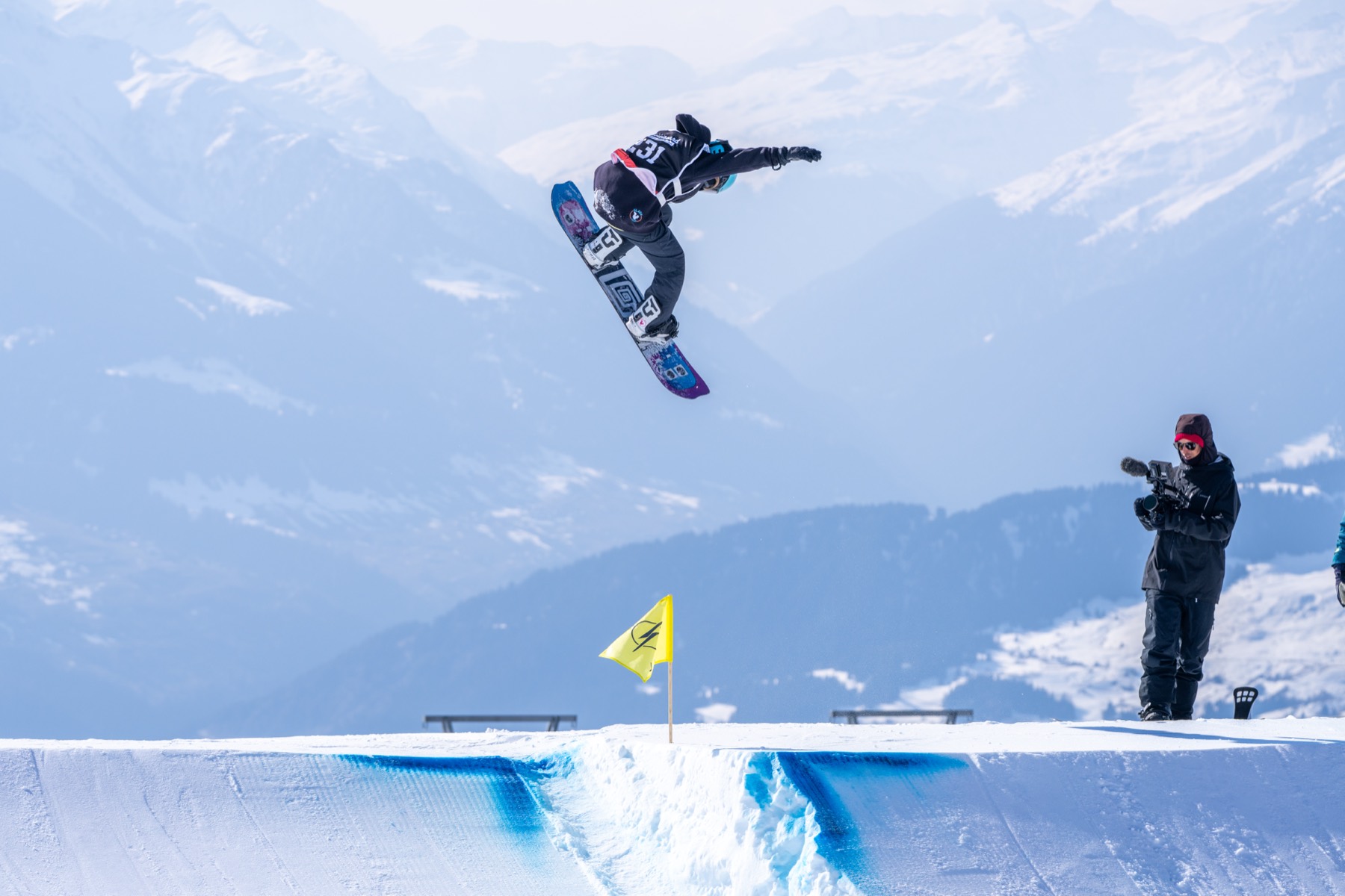 Mael Fretz am Kids Laax Open