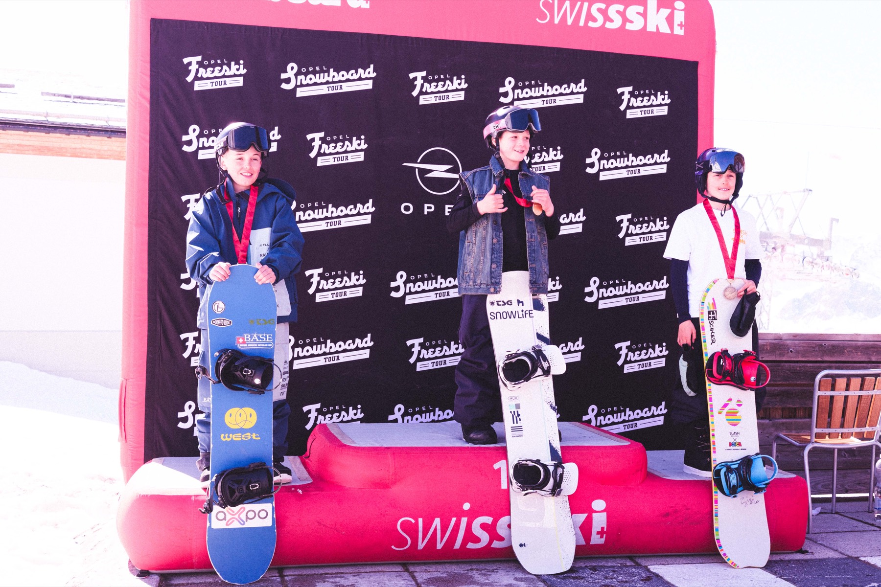 Mael Fretz in the halfpipe