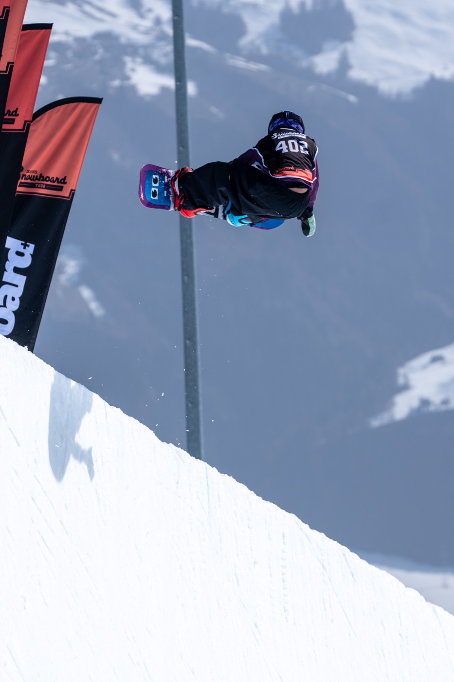 Mael Fretz im Snowpark